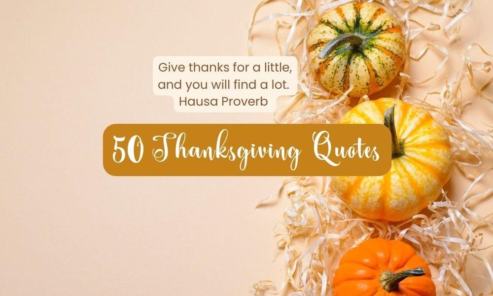 50 thanksgiving quotes