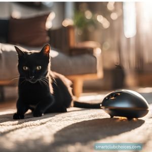 black kitten playing