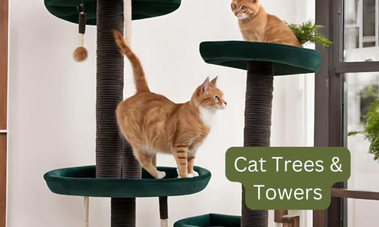 cat trees and towers