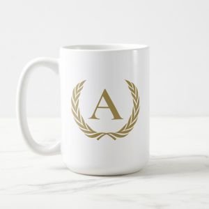 personalize monogram mug